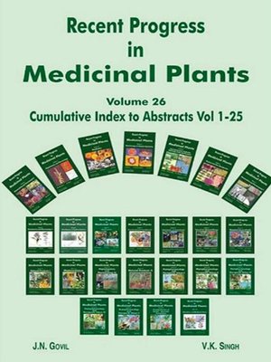 cover image of Recent Progress in Medicinal Plants (Cumulative Index to Abstracts Vols. 1-25)